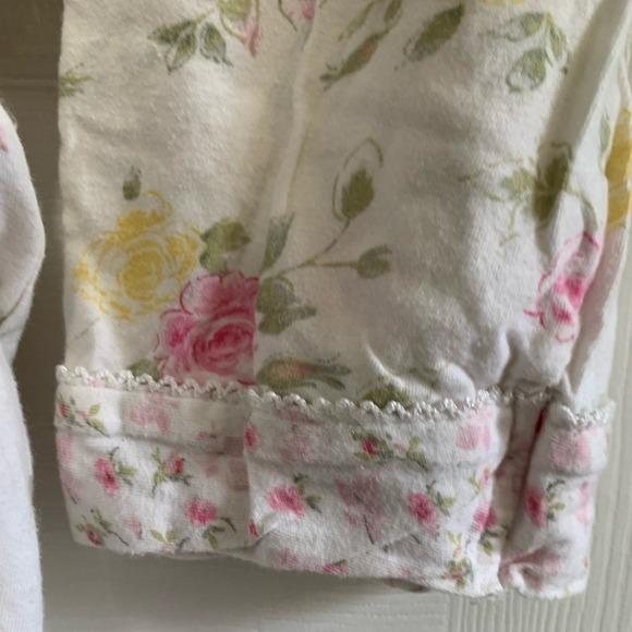 Carole Hochman Womens Floral Robe Large Grannycore Short Belted Pockets fairy - Picture 4 of 8